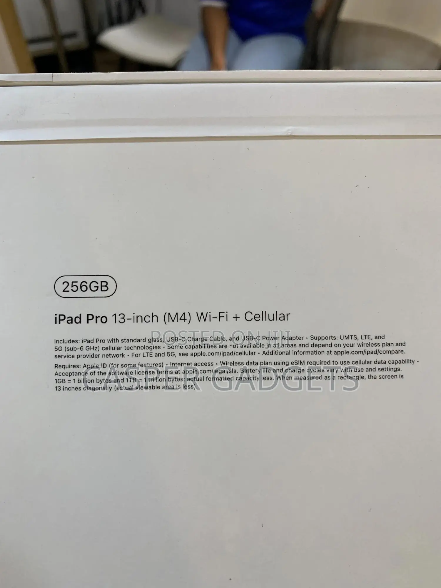 New Apple iPad Pro 13 (2024) 256 GB Black