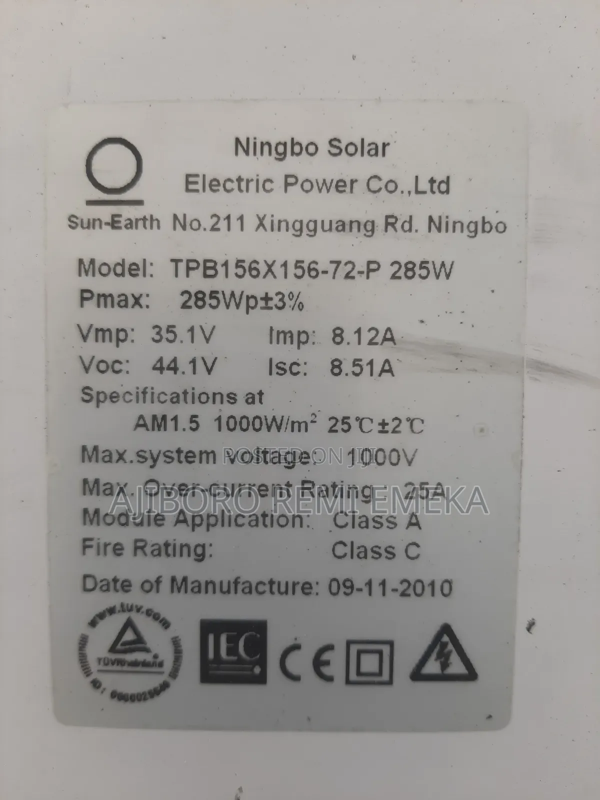 Poly Solar Panel