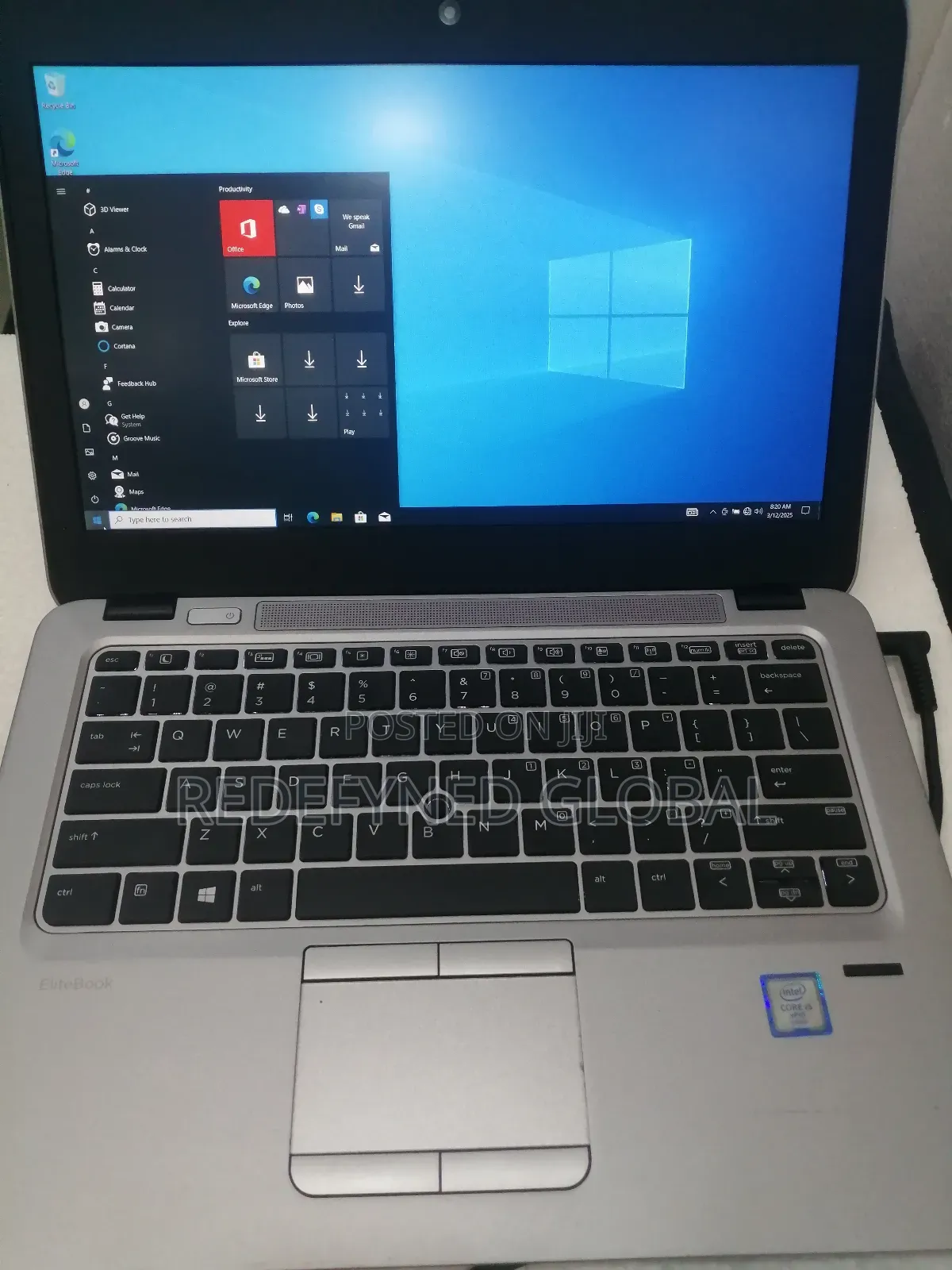 Laptop HP EliteBook 820 8GB Intel Core i5 SSD 256GB