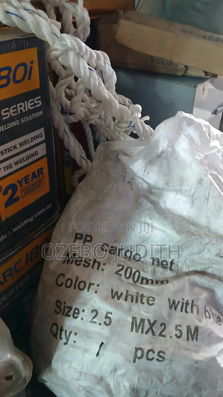 Cargo Net 2.5m X2.5m, 3x3,4x4,5x5