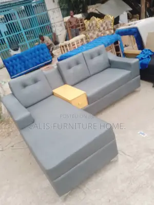 L - Shape Sofa Chair (Grey Color)