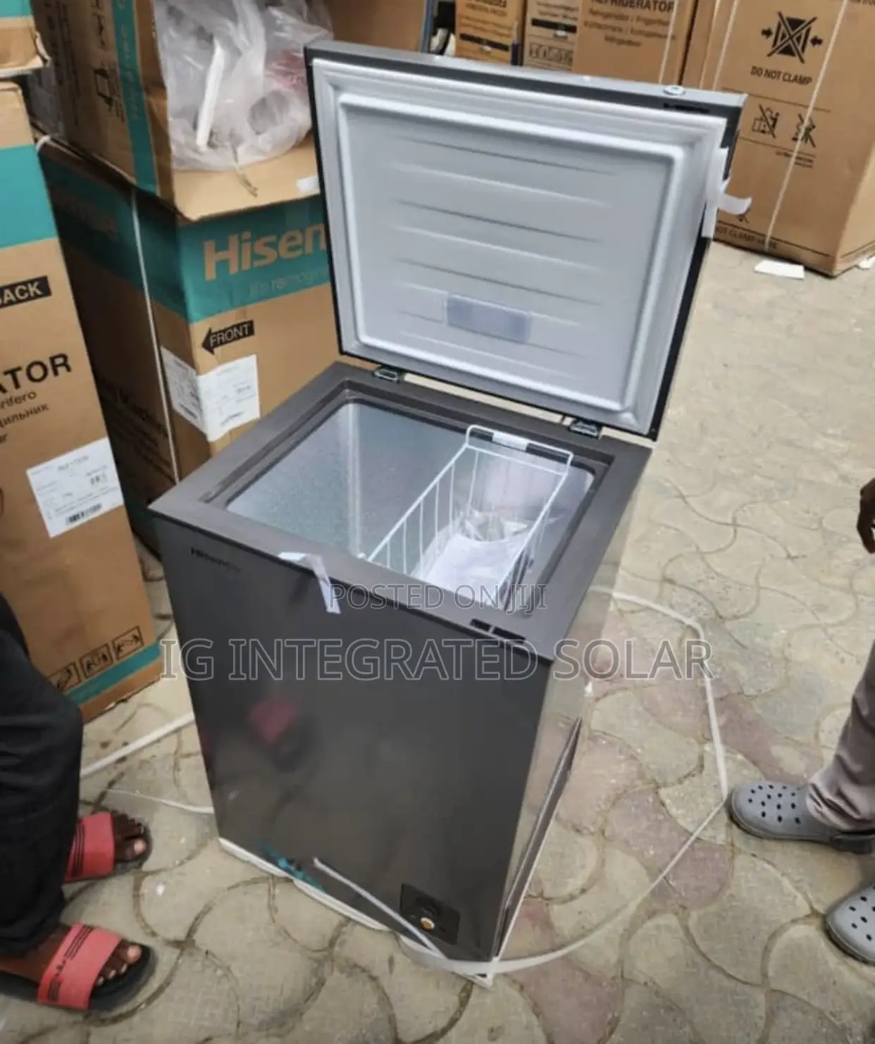 120litres Hisesnse Inverter Freezer With 75w Low Consumption