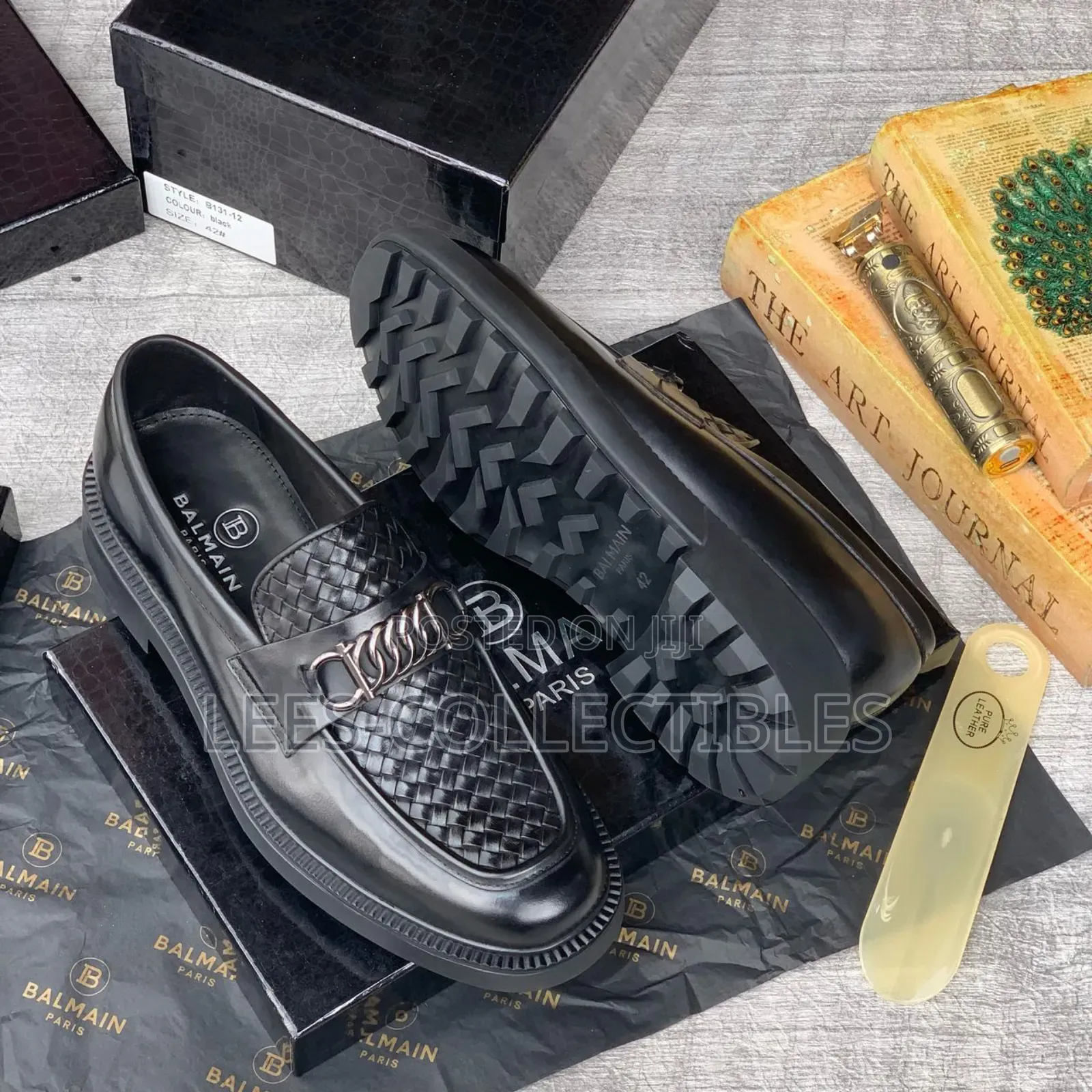 Original Leather Balmain Shoes
