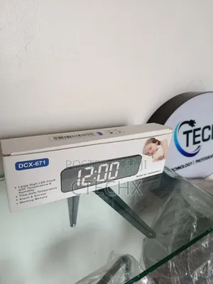 Budi DCX-671 Digital Led Wall Clock With Alarm