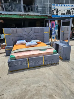 Brand New 6by6 Padded Bed Set
