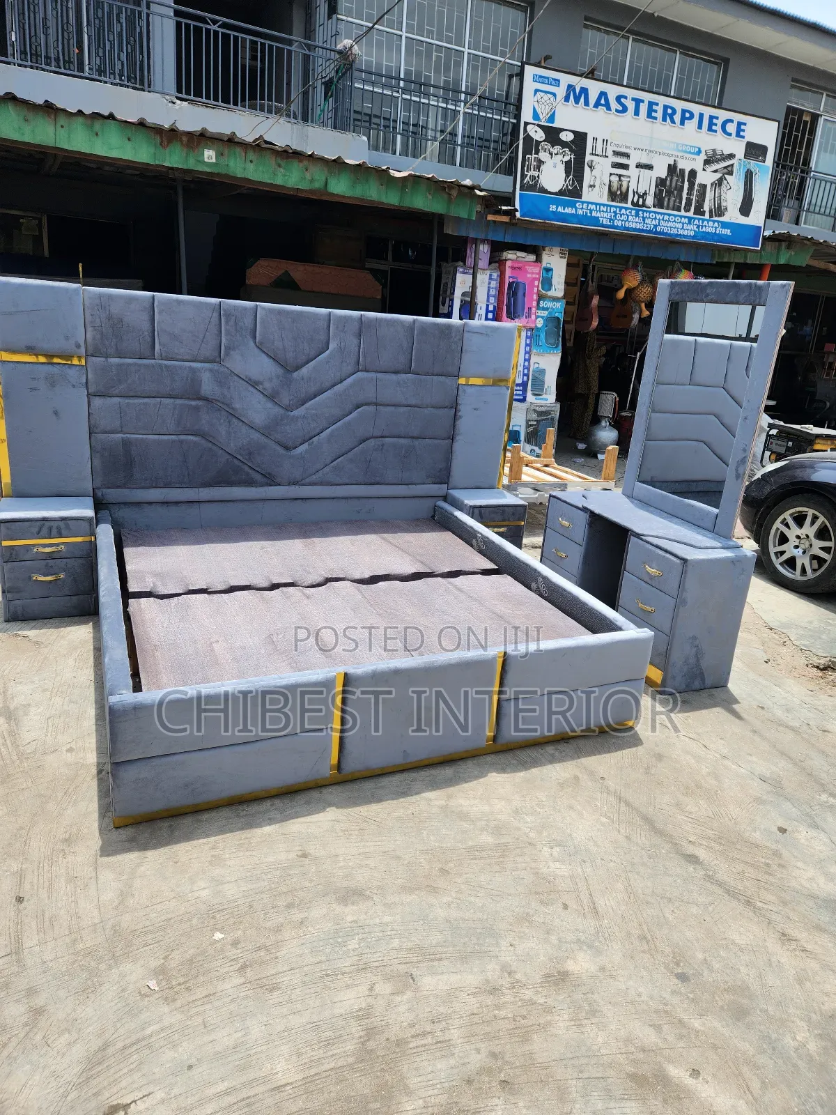 Padded 6by6 Padded Bed Frame With Quality Materials