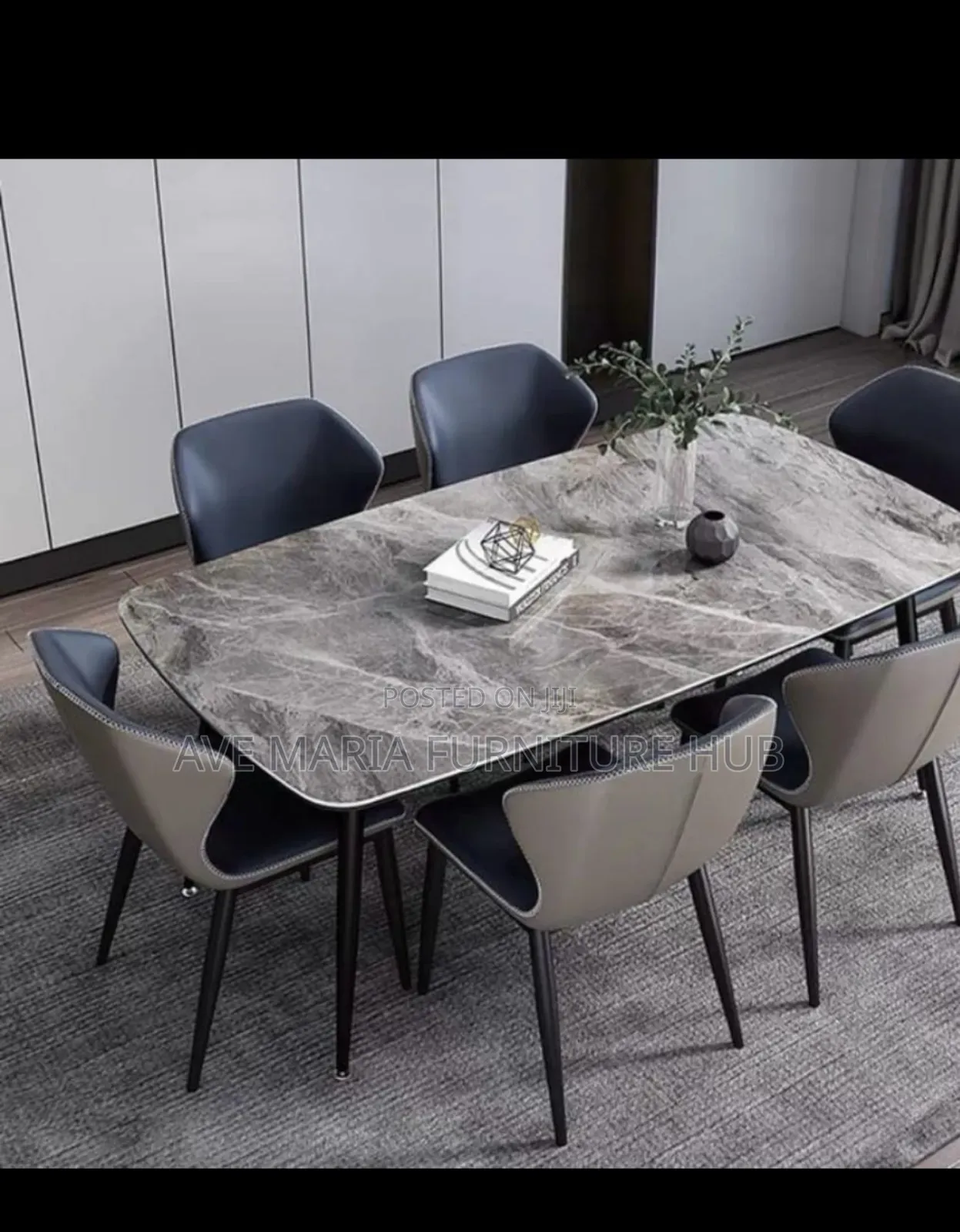 Marble Dinning Table and Chair