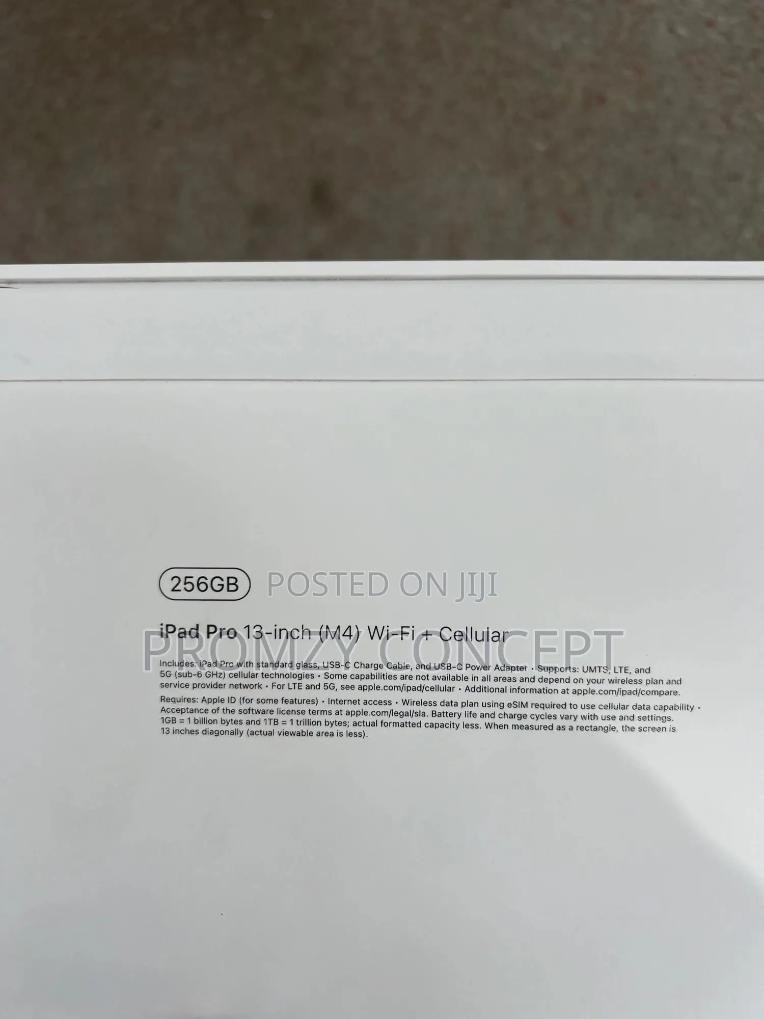 New Apple iPad Pro 13 (2024) 256 GB Black