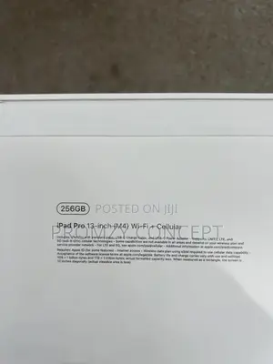 New Apple iPad Pro 13 (2024) 256 GB Black