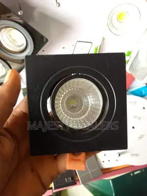 Single Recess Blacked Led Ceiling Light 1 Pop Cob Lights