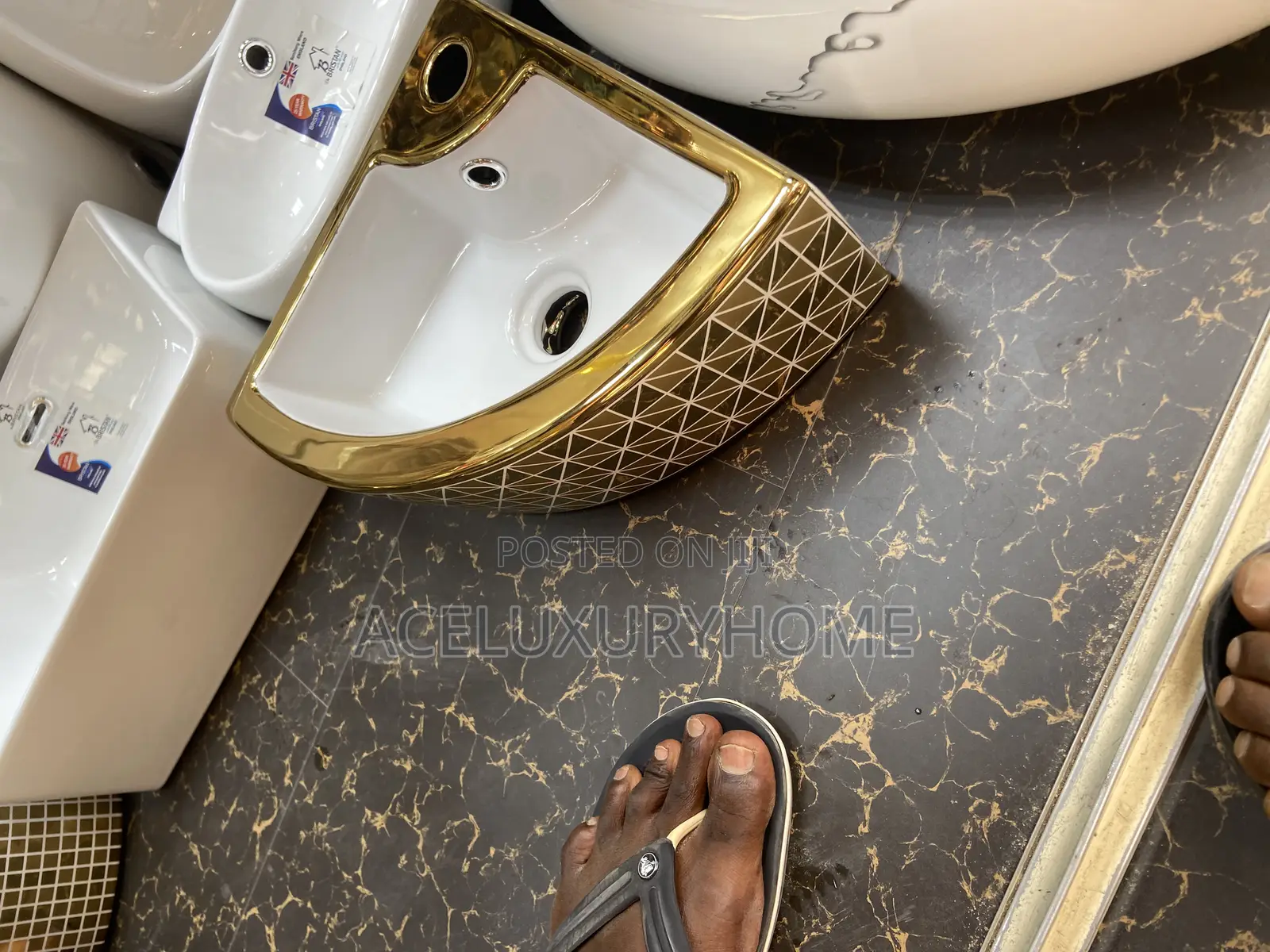 Counter Top Basin Golden Angle