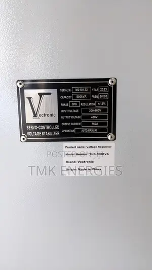 500kva Vectronic 3-Phase Servo Stabilizer