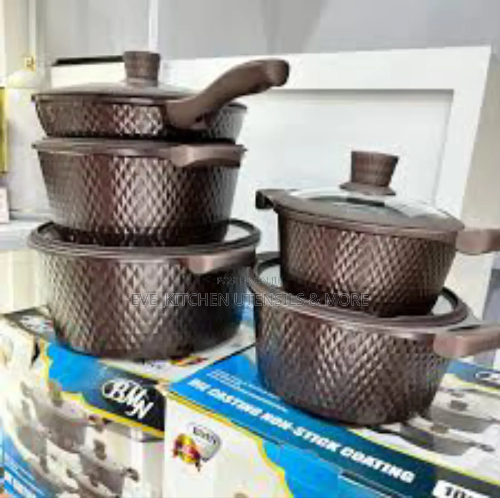 Jio 5 Set Granite Nonstick Pot
