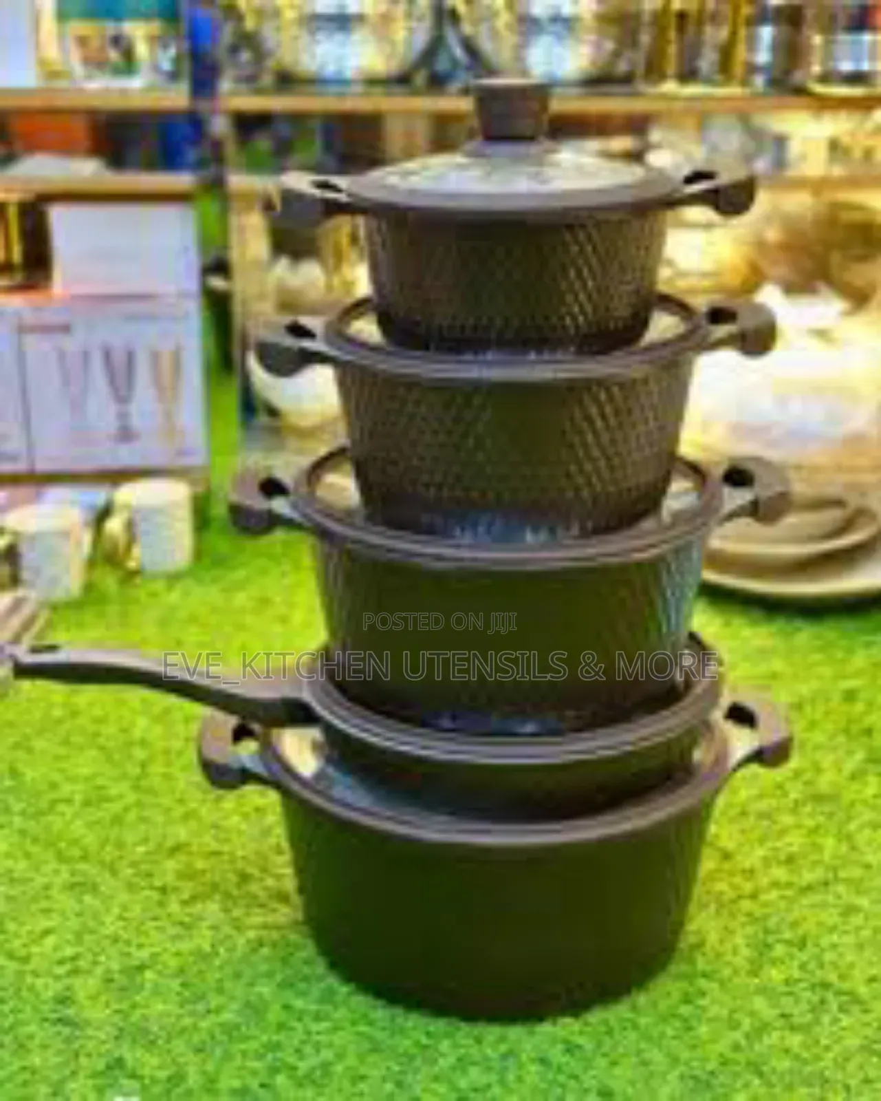 Jio 5 Set Granite Nonstick Pot