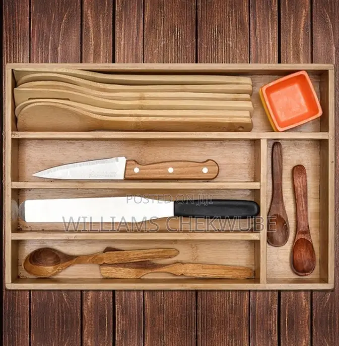 Wooden Cutlery Holder