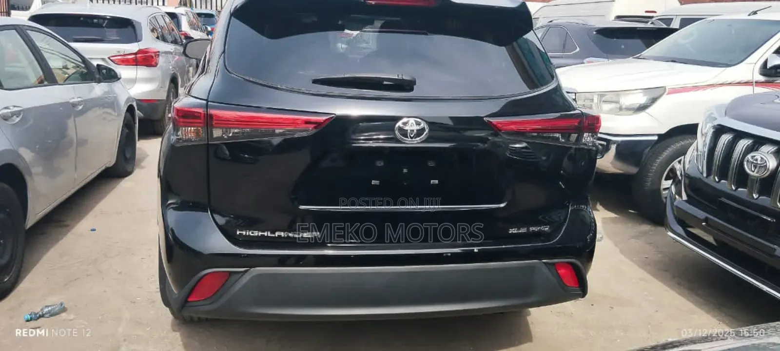 Toyota Highlander XLE 2022 Black