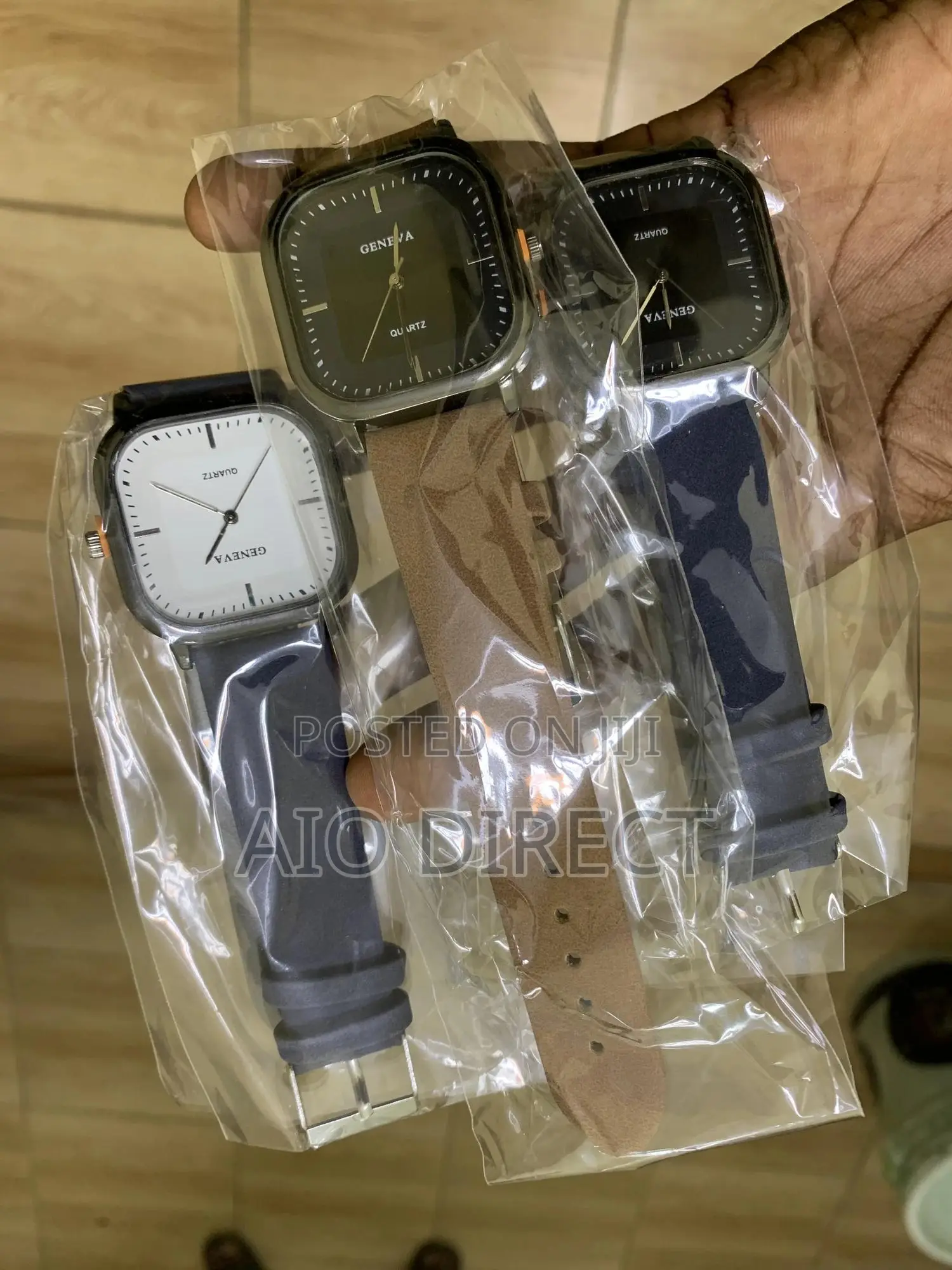 Geneva Wristwatches - Blue Brown