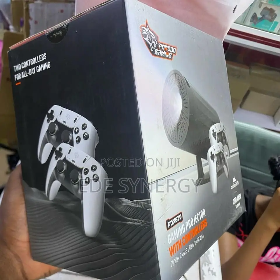 Porodo Android Gaming Projector With Controllers.