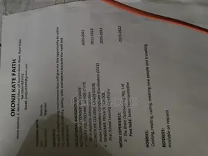 Housekeeping Cleaning CV