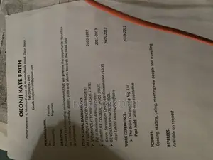 Housekeeping Cleaning CV