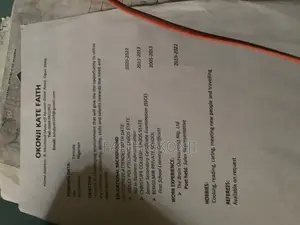 Housekeeping Cleaning CV