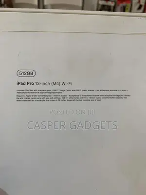 New Apple iPad Pro 13 (2024) 512 GB Black