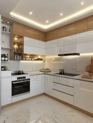 Photo - High Glossy Kitchen Cabinets Full Standard