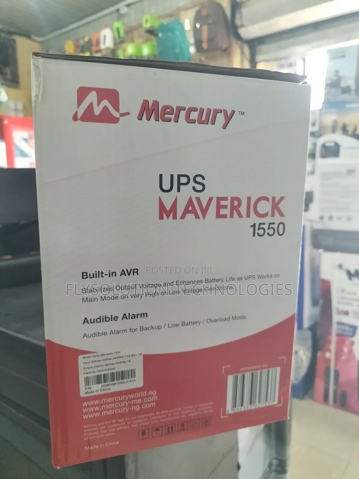 Mercury Maverick 1550 Line Interactive Ups