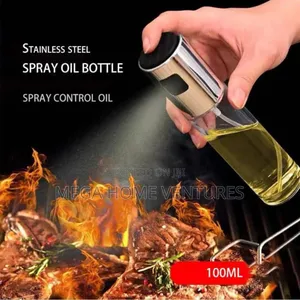 3 Piece Stainless Steel Spray Oil Bottle