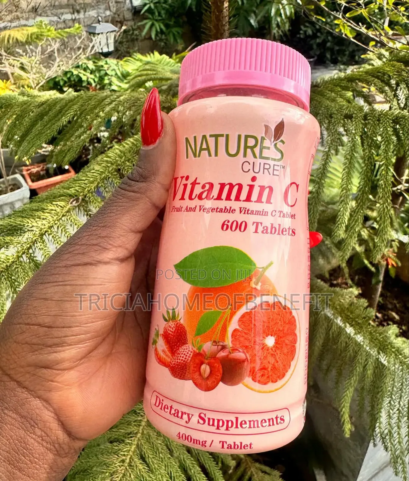 Natures Cure Vitamin C Tablets. 600 Tablets