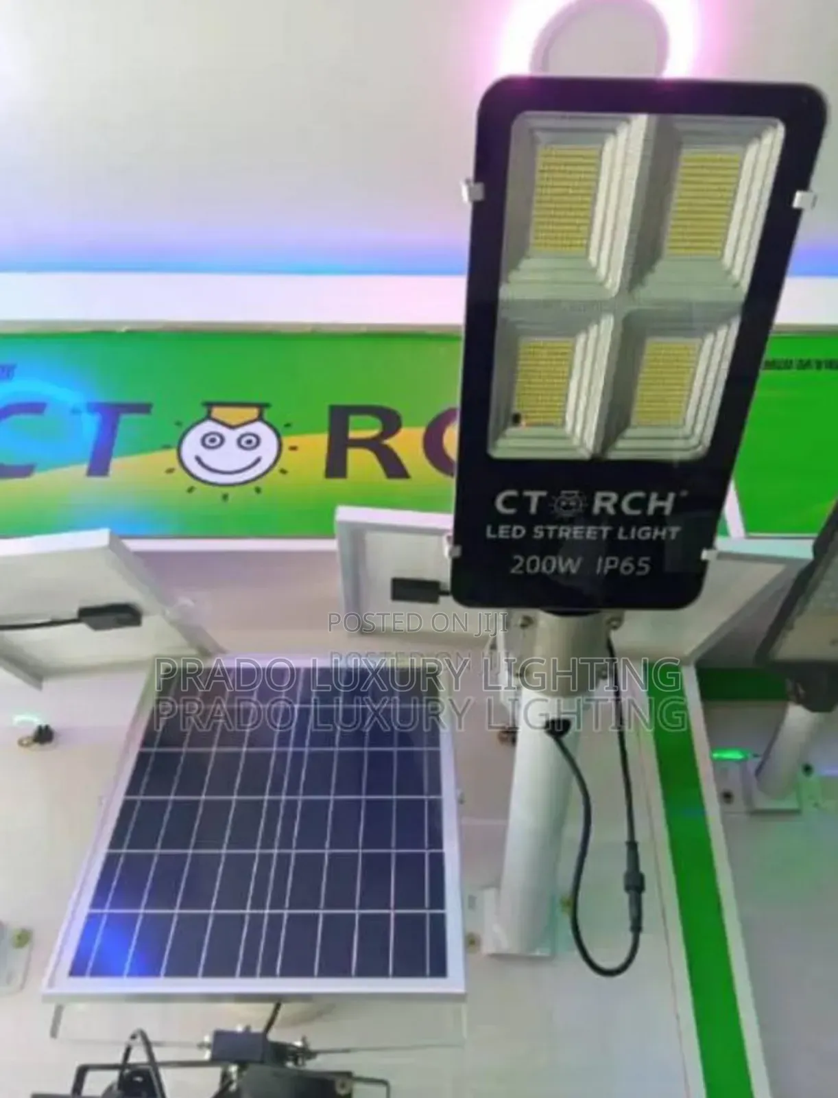 200w Ctorch Led Solar Steel Lighting
