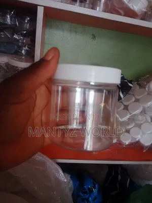 Transparent Cream Container (50pcs)