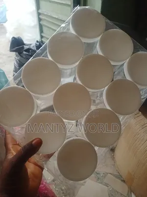 Transparent Cream Container (50pcs)