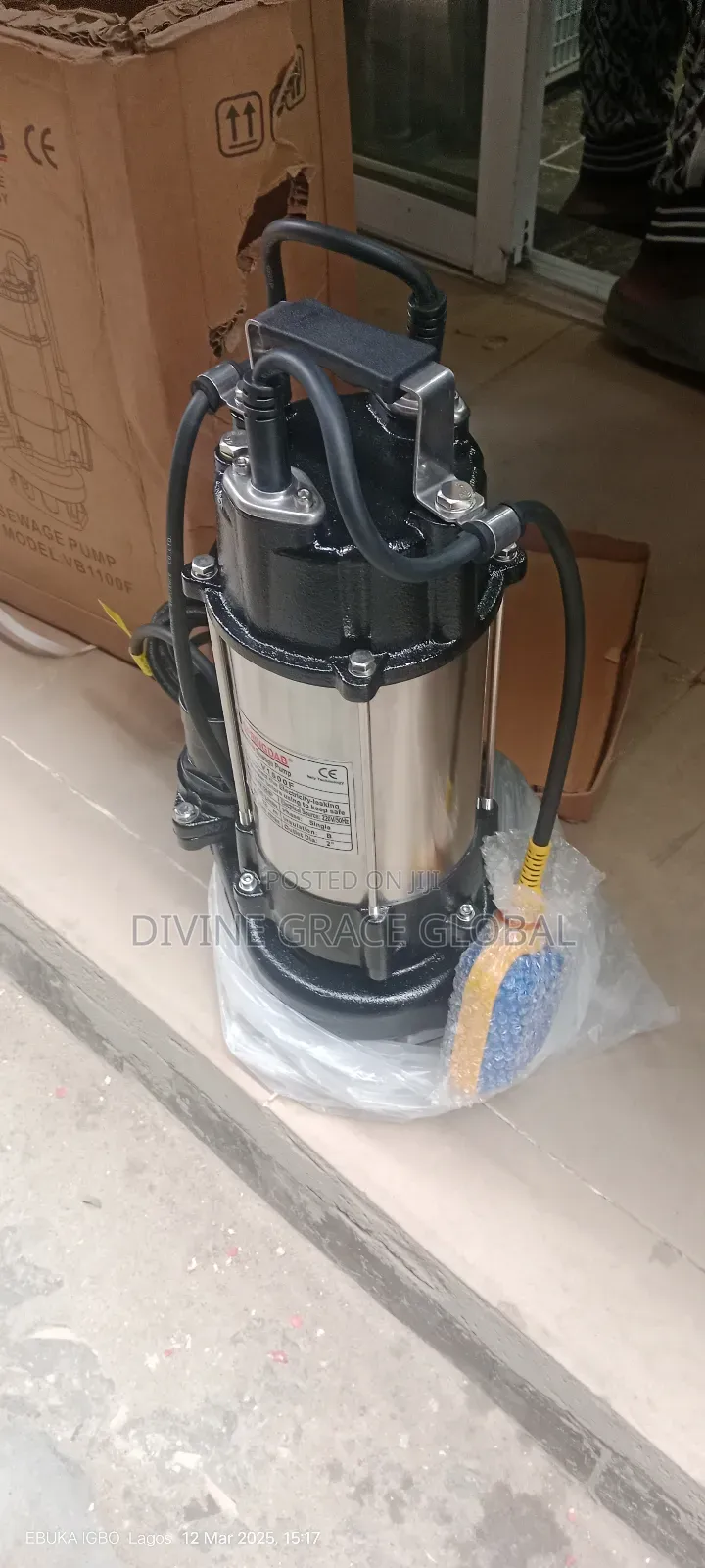 2hp Springdab Sewage Pump