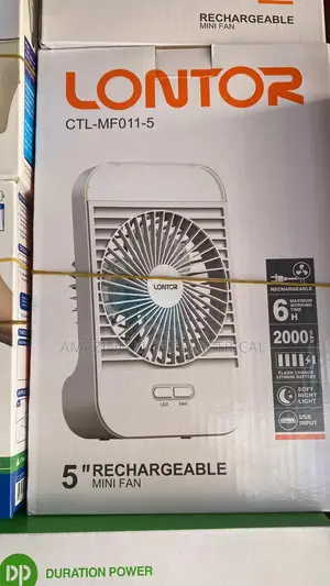 Rechargeable Table Fan