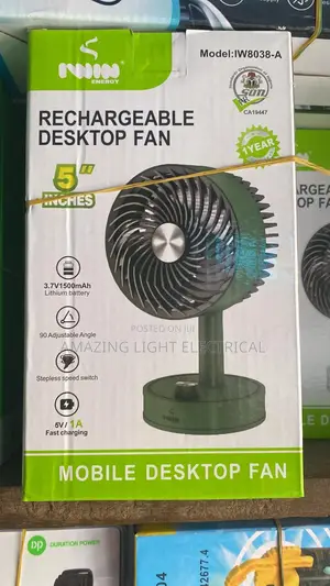 Hand Rechargeable Fan