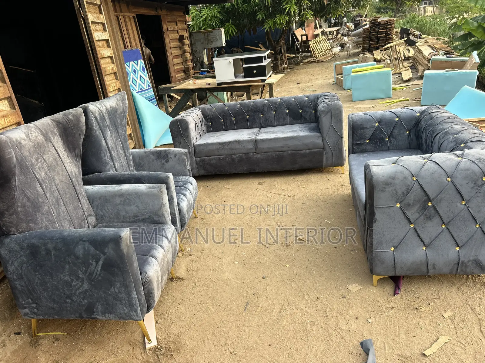 Standard Grey Sofa