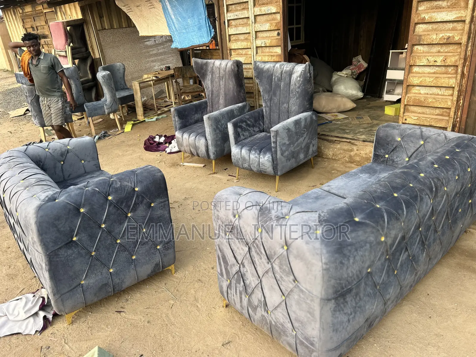 Standard Grey Sofa