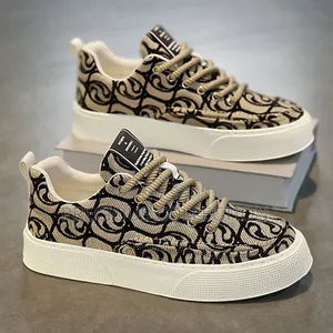 Unused Pattern Lace Up Shoe