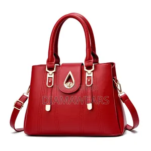 Red Quality Ladies Leather Hand Bag