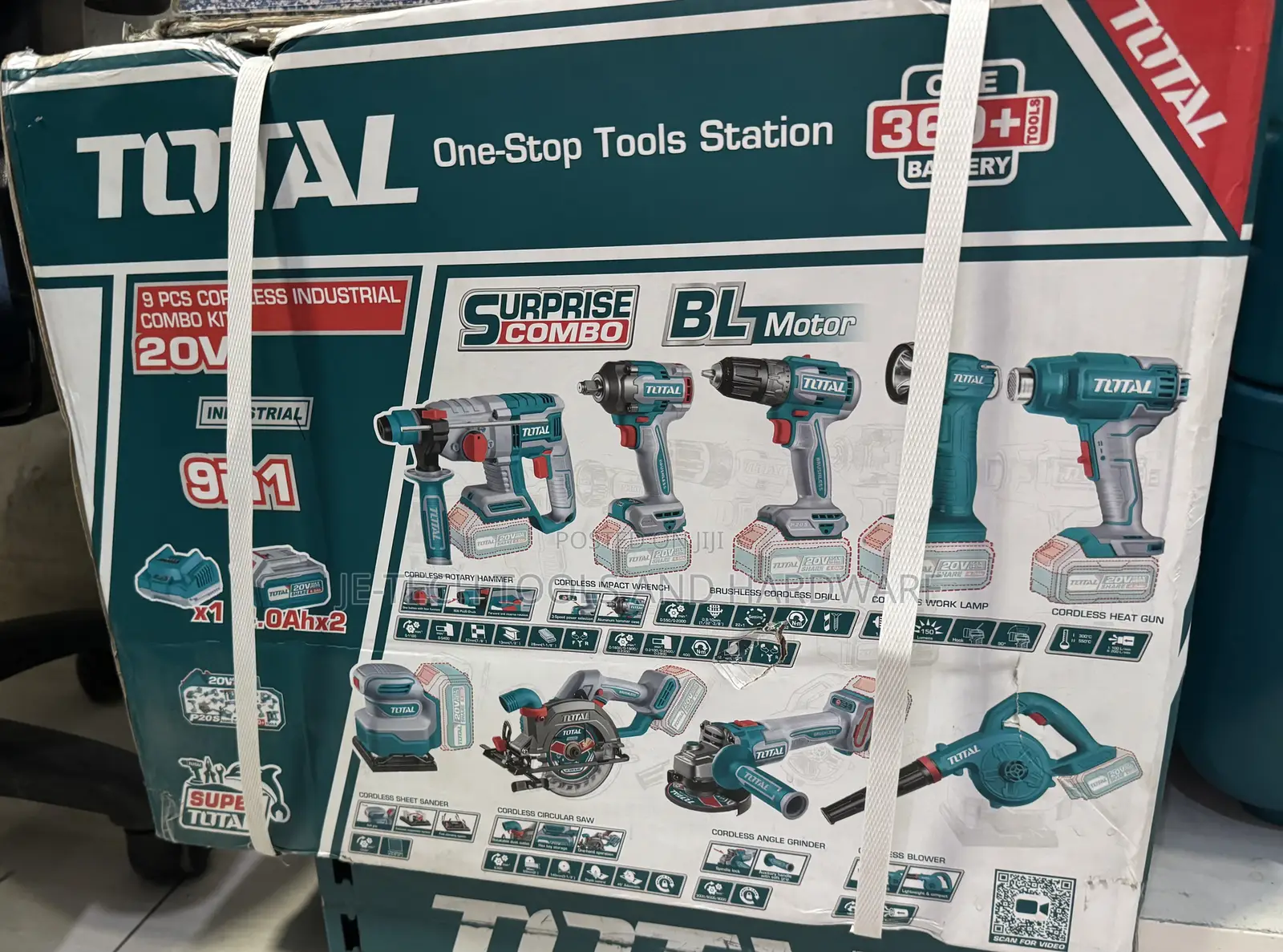Total Professional Comb Tools 9 in 1 Cordless Drill Machine