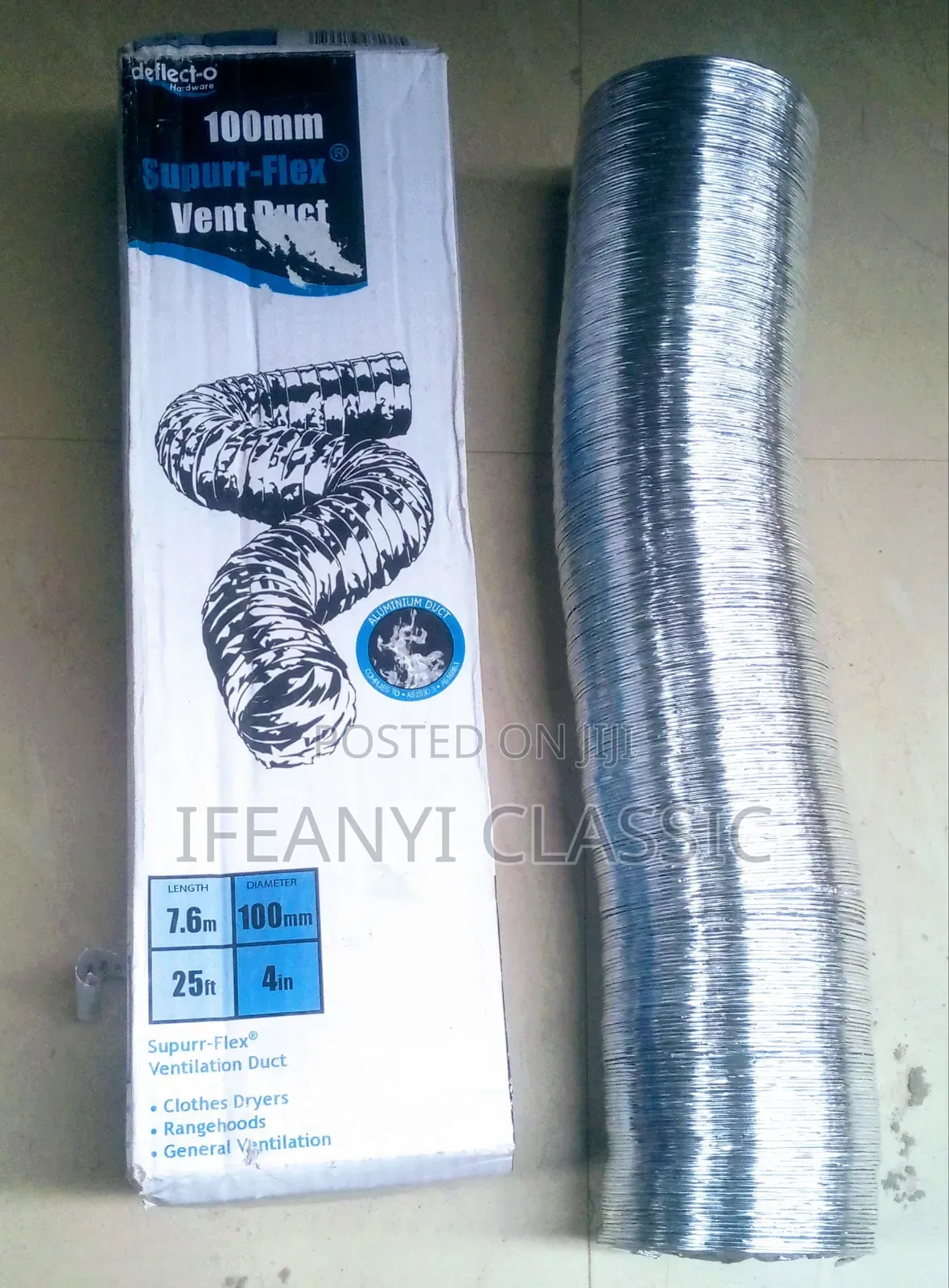 Flexible Dusts Hose 4"