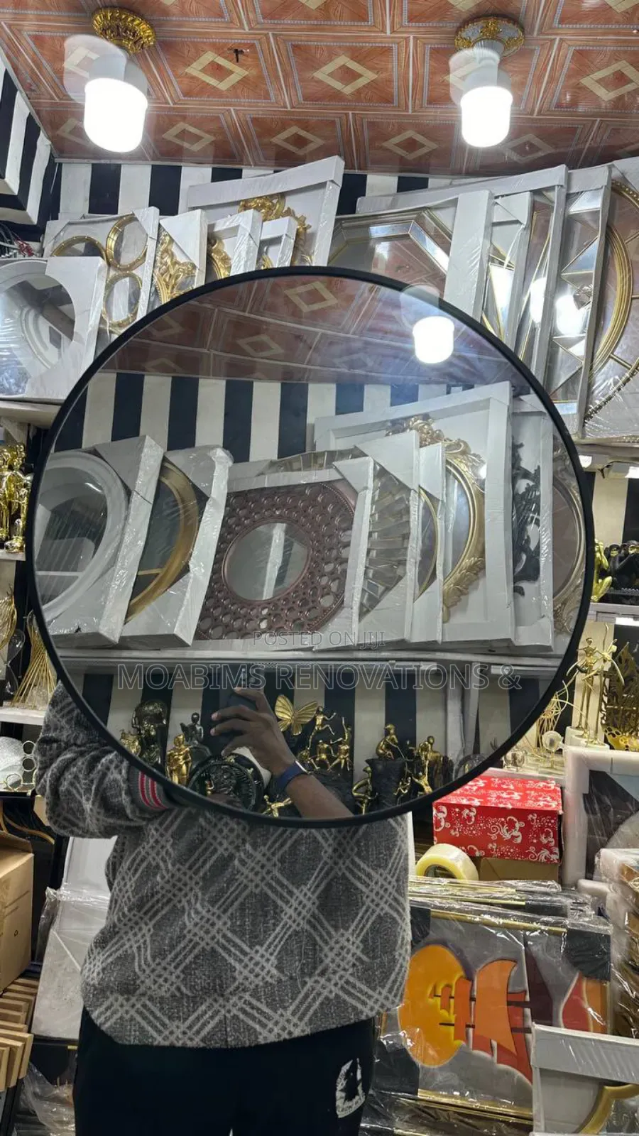 Classic Wall Mounted Mirror/Console - 76cm