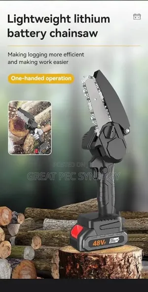 Rechargeable Chain Saw With 2 Batteries