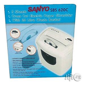 Sanyo SBS 620C 5-Sheet Cross Cut Electric Paper