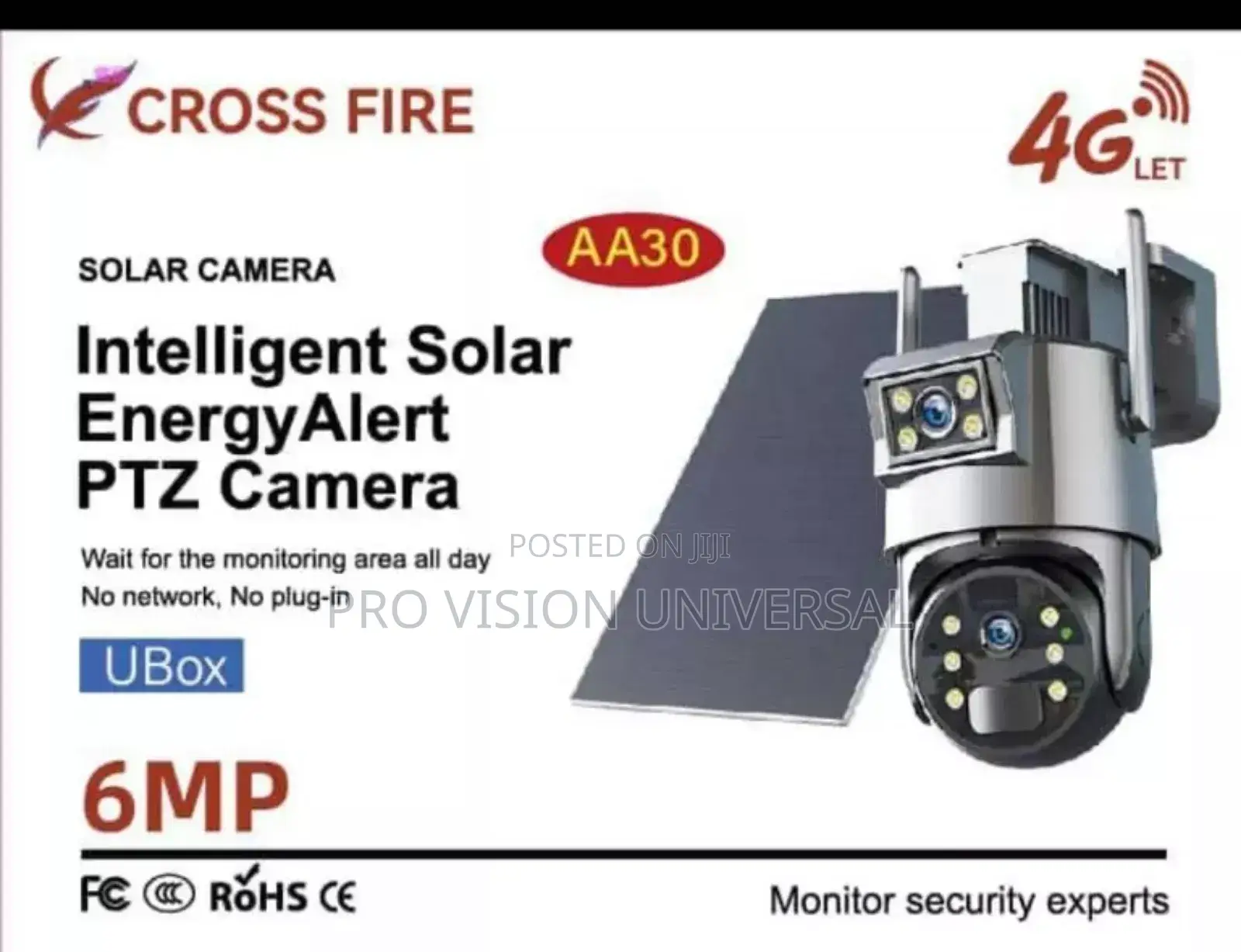 Ubox Dual Lens A30 Ptz. Security Camera