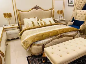 Classic Led Bedroom Frame and Interior Deco