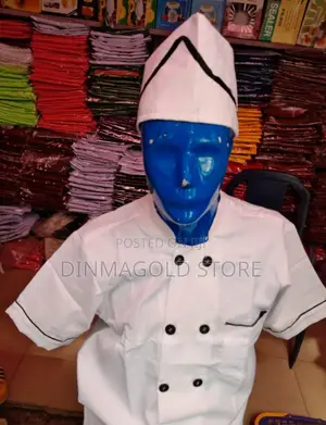 Unisex Chef Jacket Coat Short Sleeves Shirt Hotel Uniform