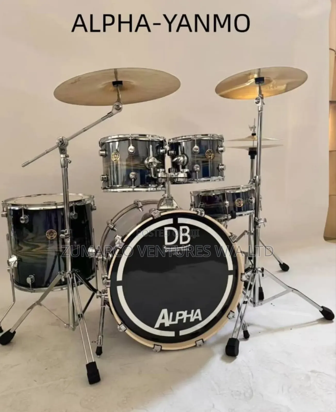 Db Alpha Yanmo Professional Drum Set
