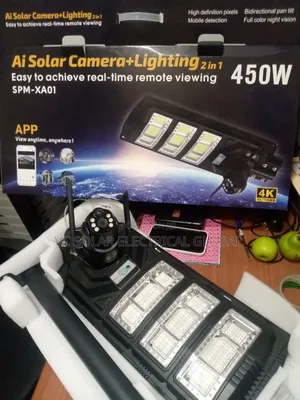 3 Divided Solar Street Light With Camera